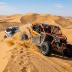 Maverick Can-am xs convoy dune bashing in Dubai