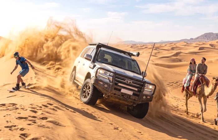 lc 200 dune bashing camel riding and sandboarding 1